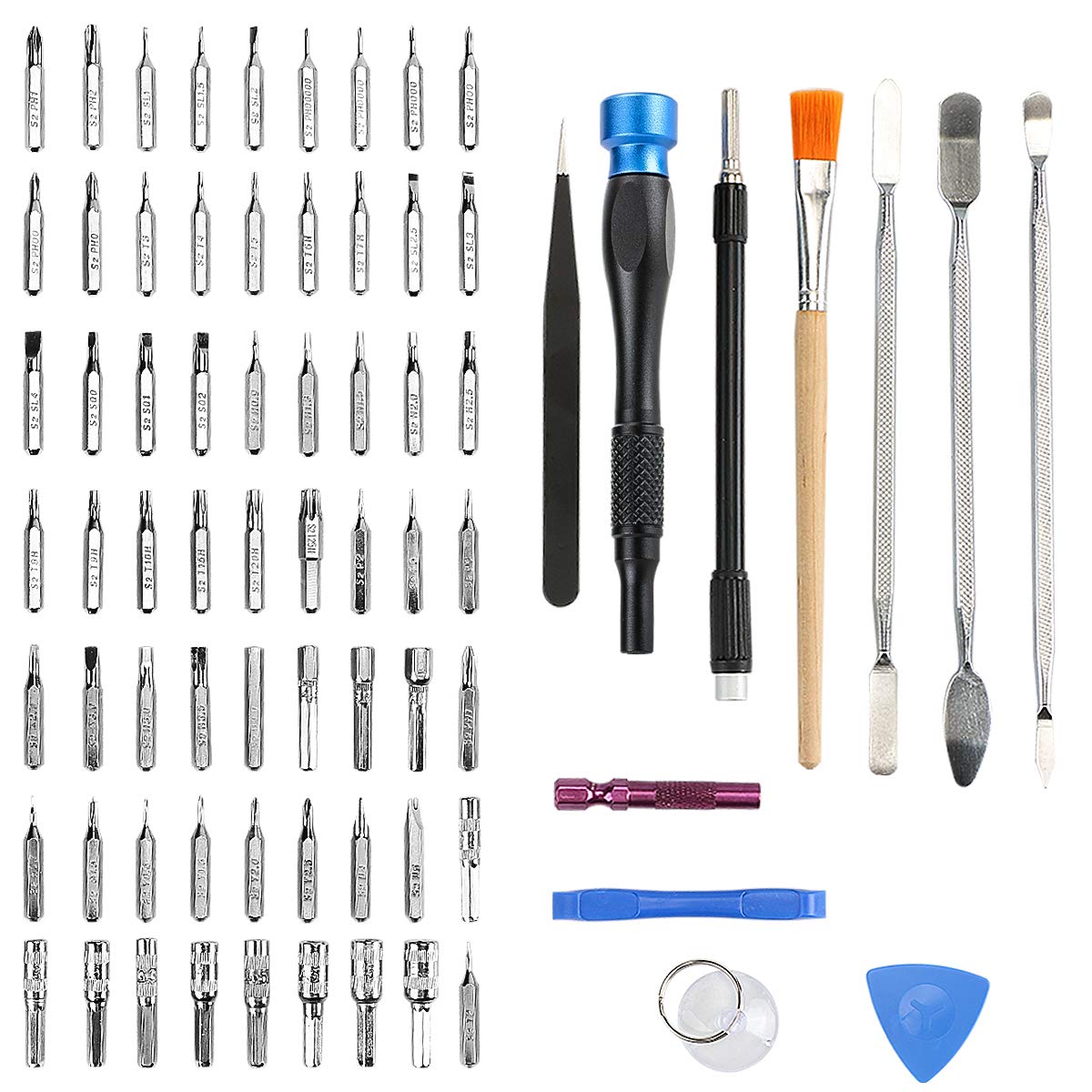 Amazon | 精密ドライバーセット76in1、磁気ドライバーキット 多機能